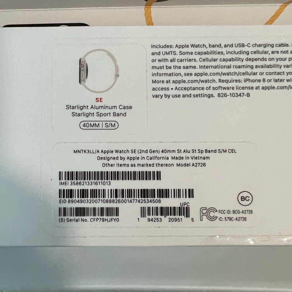 Apple Watch 3rd Gen BANDNEW